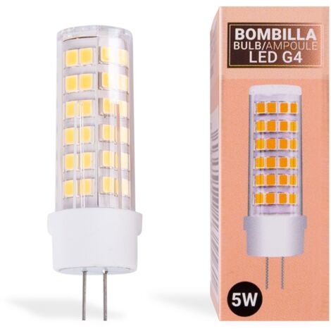 Ampoule LED G4 bi-pin 12V AC/DC - 5W - Blanc Neutre