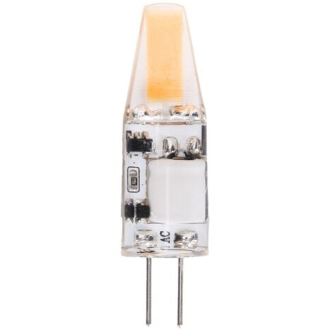 Ampoule LED G4 COB 3W 400lm pour lampe de plafond, lustre, applique AC/DC 12V blanc chaud 2700K