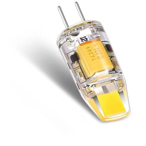 Ampoule LED G4 COB Dimmable 6W, AC/DC 12V Blanc Froid, Remplacement Halogène Saphir