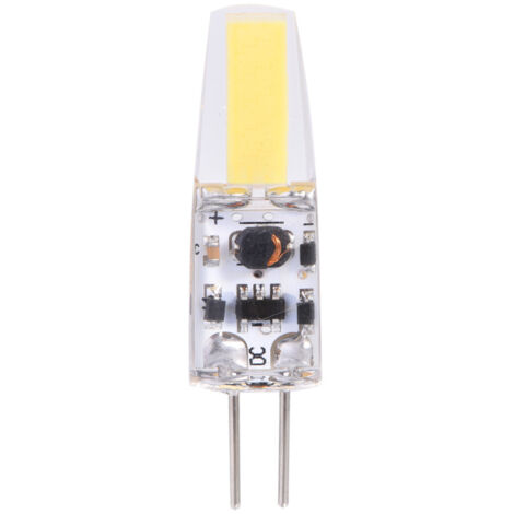 Ampoule LED G4 Cob silicone 12-24V non dimmable 10Pcs blanc lumineux 360° pour RV camping bateau
