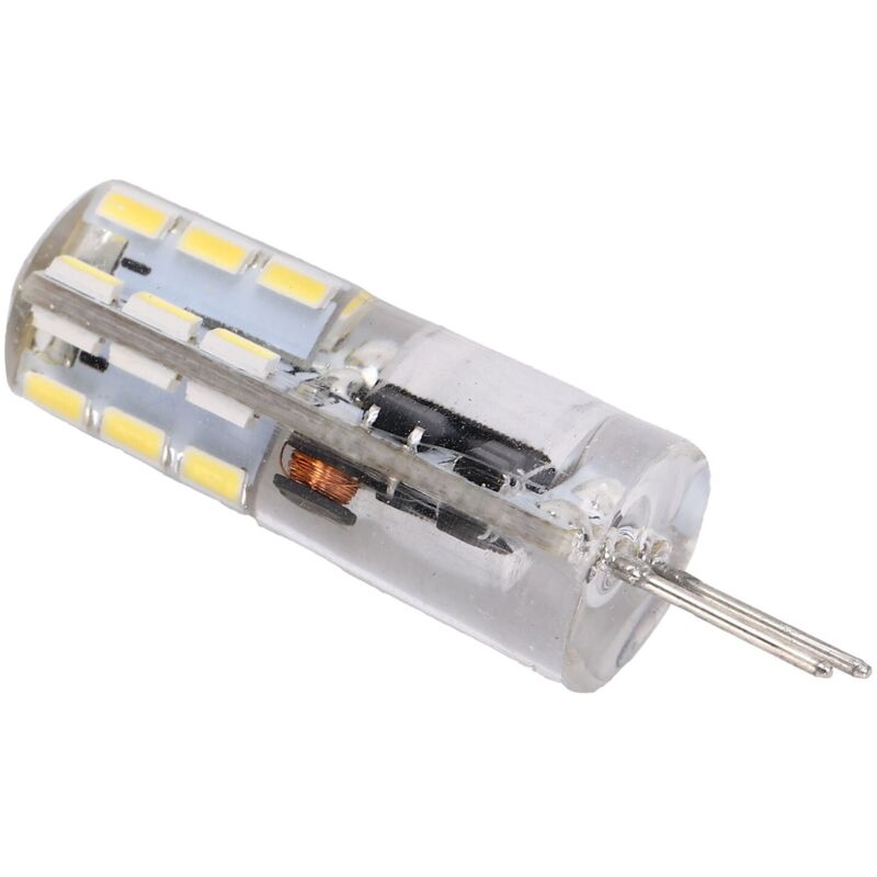 Ampoule LED G4 de 2W avec 24 LEDs, Non Dimmable, Lumière Blanche Froide (6000K) pour Lustres et Lampes