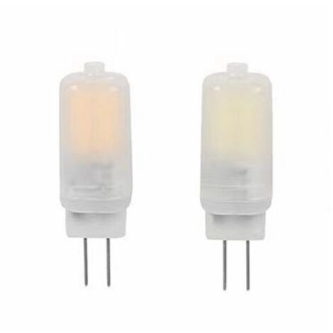 Ampoule LED G4 Maïs 3W, 12V AC/DC, 2835 16LED, Cache PC Opale, Sans Scintillement, 6000K Blanc Froid, Remplacement Halogène
