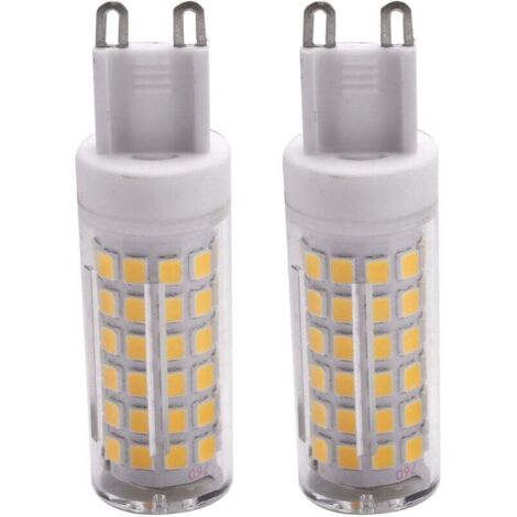 Ampoule LED G9 10W Blanc Naturel 100 Ampoules Céramique Grand Angle Sans Scintillement