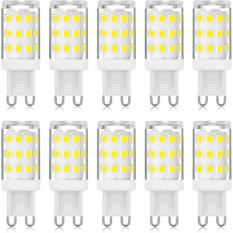 Ampoule LED G9 3W Blanc naturel 4000K, Ampoules LED G9 420LM, Équivalent ampoule halogène 28W 40W, Ampoules LED G9 type maïs Blanc naturel-AquaForge