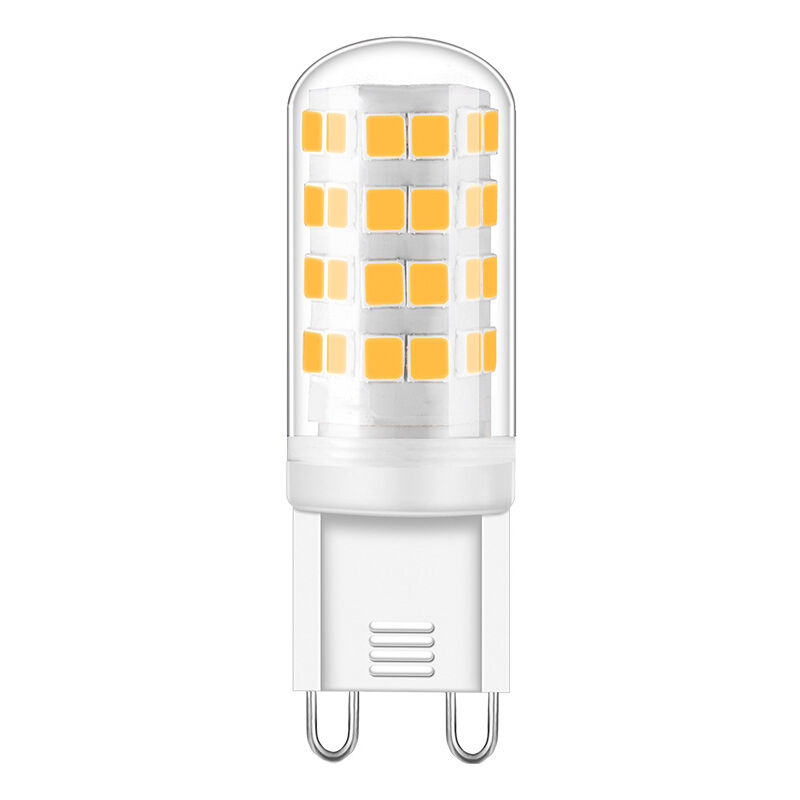 Ampoule led G9, 3W Lampe Halogène, 410LM, Blanc Chaud 3000K, AC100-265V, NON-Dimmable, Culot G9 Standard (Lot de 5)