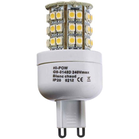 Petite ampoule led g9 3 w blanc chaud blanc Millumine