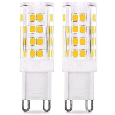 Ampoule LED G9 5 W (équivalent halogène 50 W) 450 lm 220 V Blanc froid 6 000 K AC 100-240 V Non variable Économie d'énergie Base en céramique Base standard G9 Lot de 6 [Classe énergétique
