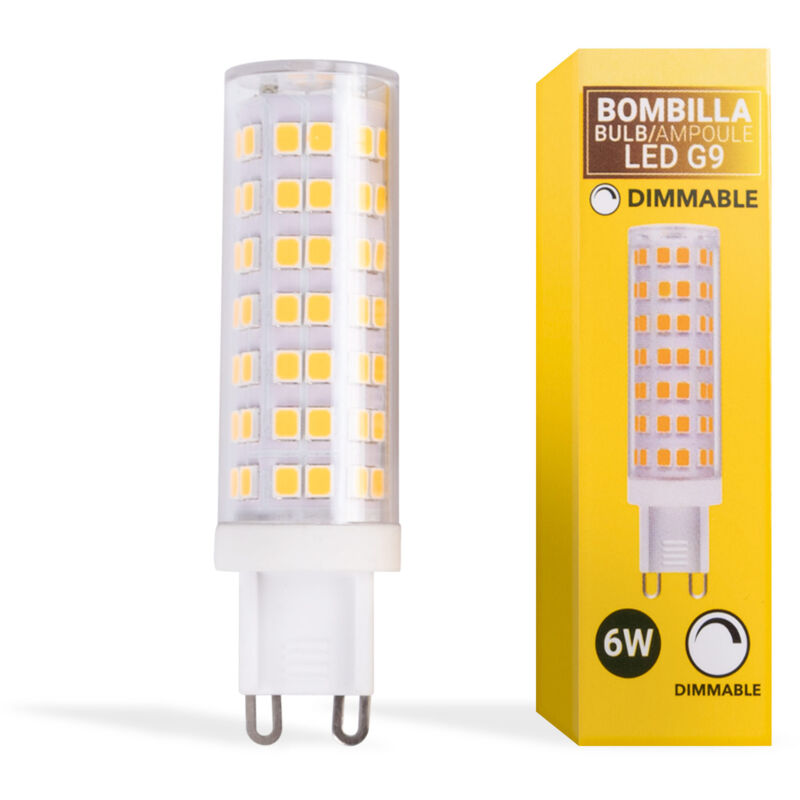 Ampoule LED G9 6W - Dimmable - 220-240V AC - Blanc Neutre