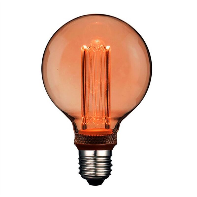 Ampoule LED décorative G95, culot E27, 4 W, 200 lm, lumière chaude 1800 K, ø95 x 145 mm