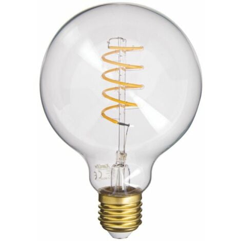 Ampoule LED (G95) / Vintage, culot E27, 4W cons. (28W eq.), 300 lumens, lumière blanc chaud