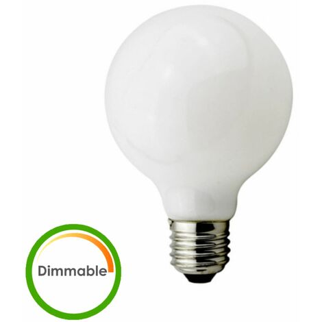 Ampoule LED au verre ondulé, compatible variateur E 27 - 4 W I Le charme du  filament