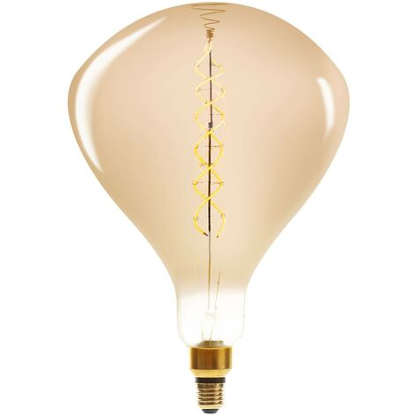 Ampoule LED Goutte ambre D25cm E27 - Atmosphera créateur d'intérieur