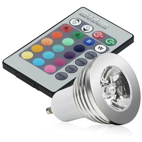 Ampoule LED Intelligente GU10 5W 300 lm Wifi RGBW Dimmable - Ledkia