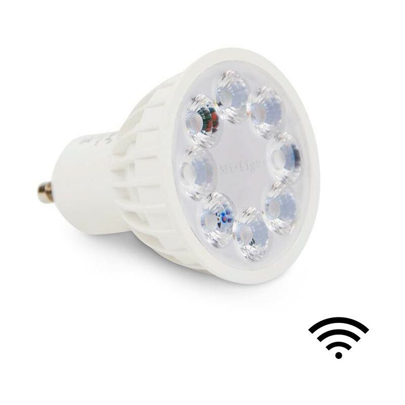 Milight - Ampoule led GU10 4W rgb+ctt rf / Wifi rgb+cct - rgb+cct
