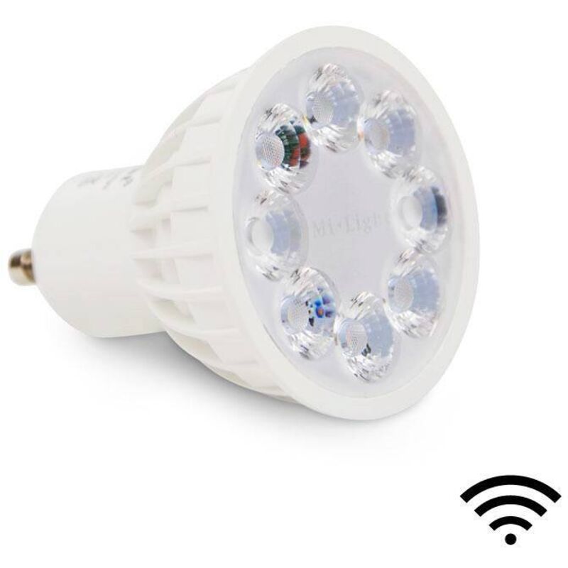 Ampoule à LED GU10 4W RGB+CCT RF 2.4Ghz LED 4W RGB+CCT 2.4Ghz