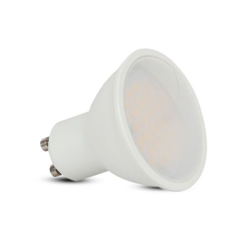 V-tac - Projecteur led Samsung Chip GU10 10 w 110 ° Couvercle givré Blanc froid