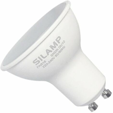 Ampoule LED GU10 8W 220V - Unité / Blanc Chaud  - SILUMEN