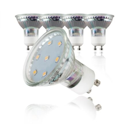 Ampoule LED GU10 ampoule d'économie d'énergie 3W blanc chaud spot 3000K