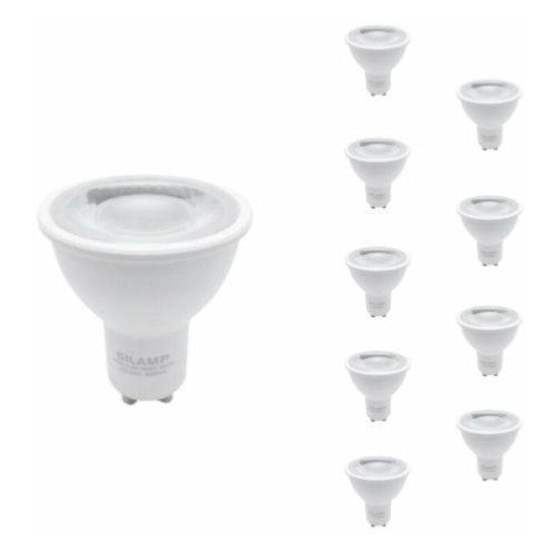 Silamp - Ampoule led GU10 Dimmable 8W 220V SMD2835 PAR16 60° (Pack de 10)