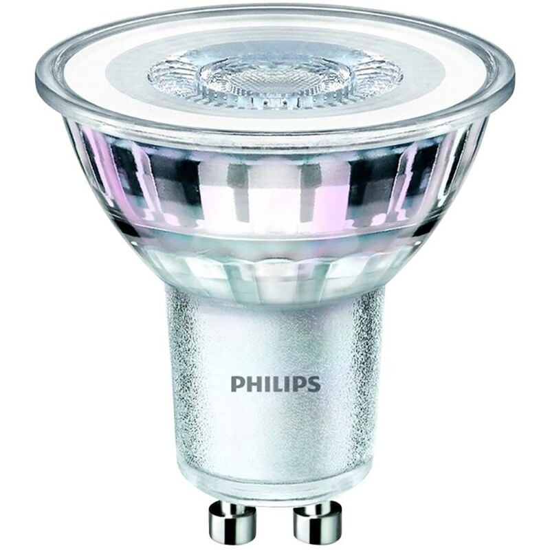 Led cee: f (a - g) Philips Lighting 77791300 77791300 GU10 Puissance: 4.6 w blanc chaud 5 kWh/1000h