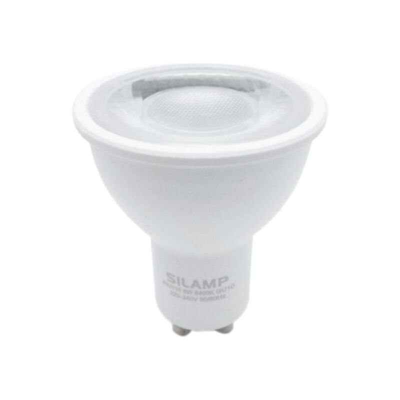 SILAMP  Ampoule LED GU10 Dimmable 8W 220V SMD2835 PAR16 60&deg; - Blanc Chaud 2300K - 3500K