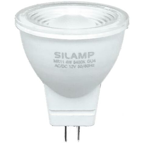 Ampoule LED GU4 / MR11 4W 12V - Unité / Blanc Neutre - SILUMEN