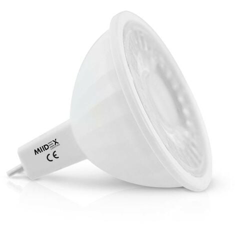 MIIDEX LIGHTING 5W (45W) GU5.3 12 Volt DC Blanc chaud 3000°K Angle 38°