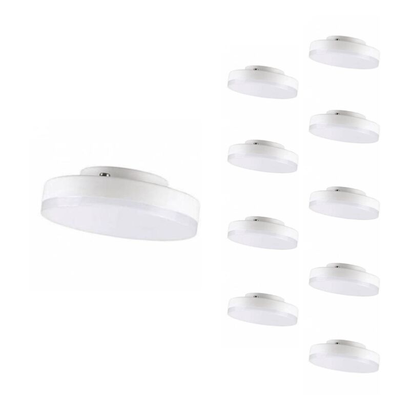 Silamp - Ampoule led GX53 7W slim (Pack de 10) - Blanc Neutre 4000K - 5500K