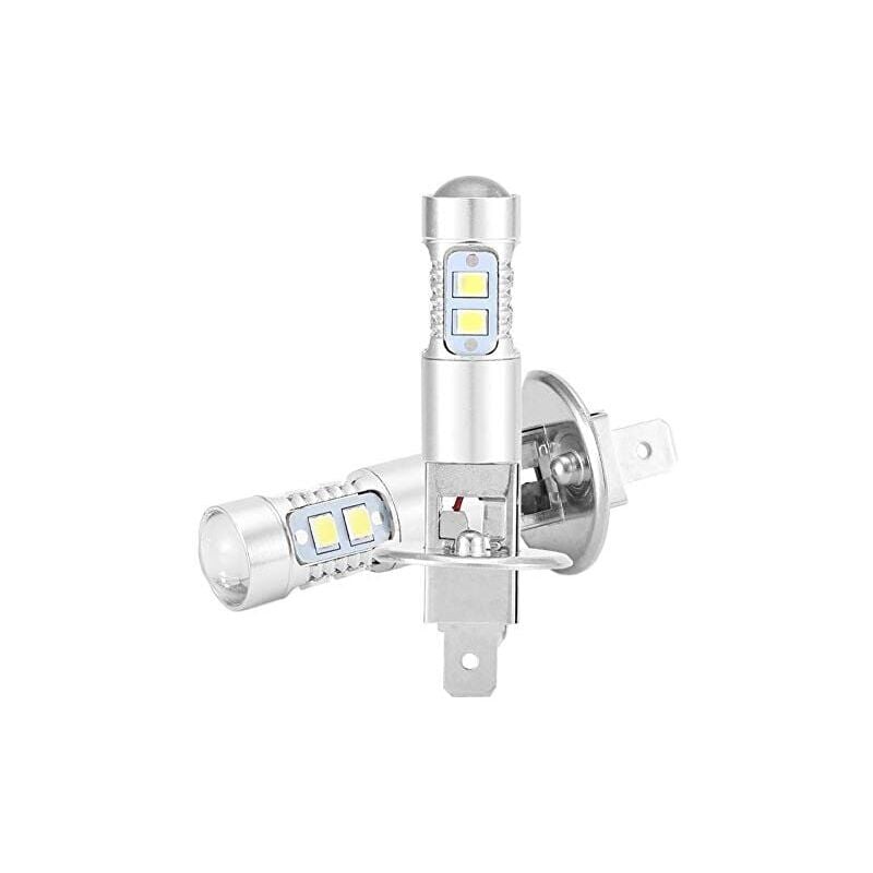 Trimec - Ampoule Led H1 100w, Ampoules De Phare Feu De Brouillard 360 Degrés Phare Ampoule Led 2pcs H1 6000k Super Blanc 100w Led Kit Ampoules Phares