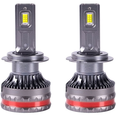 Ampoule LED H1 H3 Redsea R17 150W 33000 Lumens 12V, CSP5080 Blanc 6000K-6500K, Installation Sans Modification, Culot d’Origine, 50000h