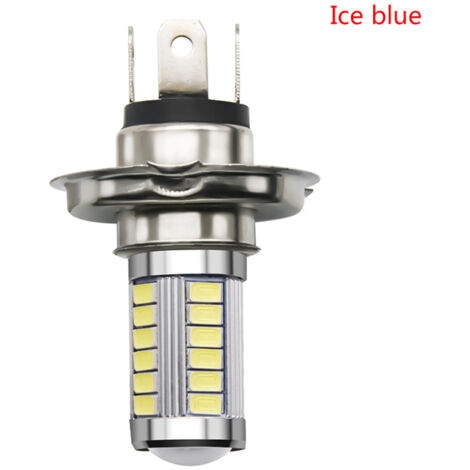 Ampoule LED H4 pour phares de voiture, 33 SMD 5630/5730, bleu glacier - AquaForge