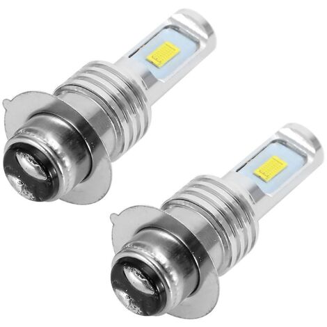 Ampoule LED H6 P15D, antibrouillard, blanche, 80 W-AquaForge