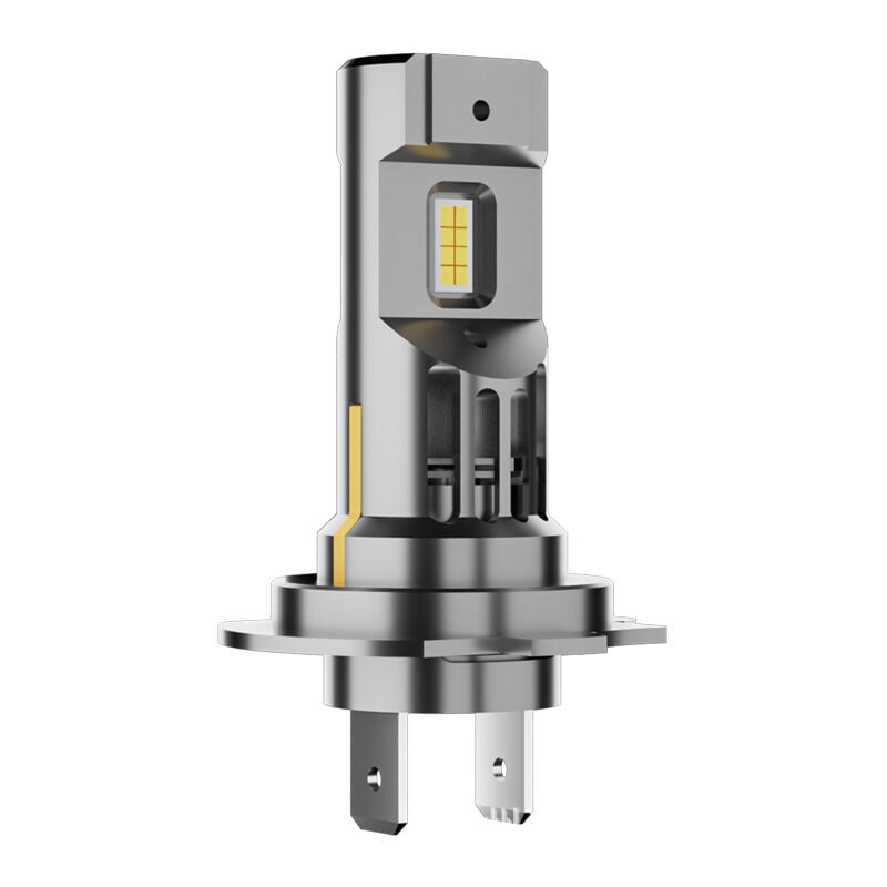 Crea - Ampoule led H7 55 w 15 000 lm, lampe de remplacement halogène, mini design 1:1, aucun adaptateur requis, paquet de 2