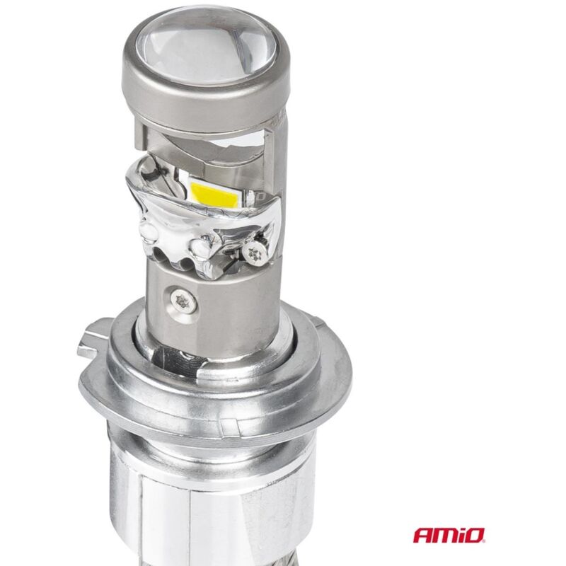 Awelco - Ampoules led pour voiture série flex+, lentille H7 12 v 24 v 6 000 k Canbus AMIO-03660