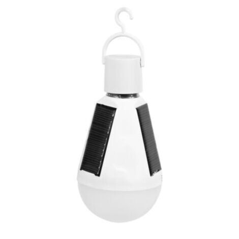 Ampoule LED intelligente à économie d'énergie E27 85-265V 7W, rechargeable et alimentée à l'énergie solaire, adaptée à une utilisation d'urgence.