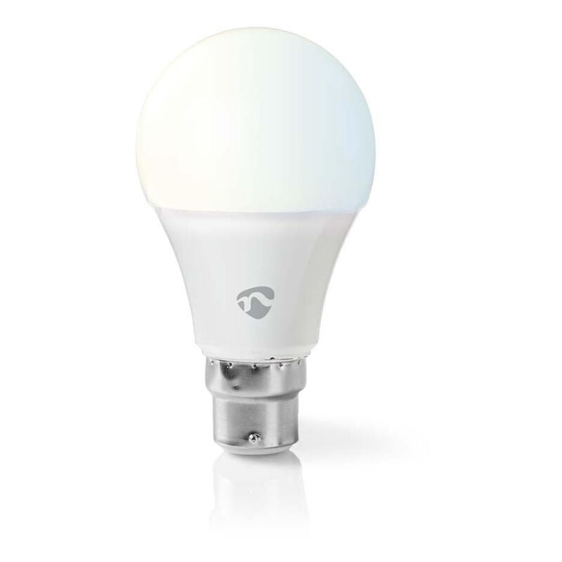 Nedis - Ampoule led intelligente Wi-Fi WIFILW10WTB22 Blanc chaud à froid B22