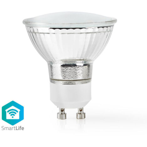 Ampoule LED intelligente Wi-Fi Nedis WIFILW11CRGU10 Blanc chaud GU10