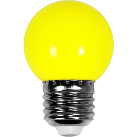 SKYLANTERN Ampoule Led Jaune conçue pour Guirlande Guinguette IP65 1,3W - Ampoule Led E27 Jaune - Ampoule 5cm pour Guirlande Guinguette Culot E27 Jaune