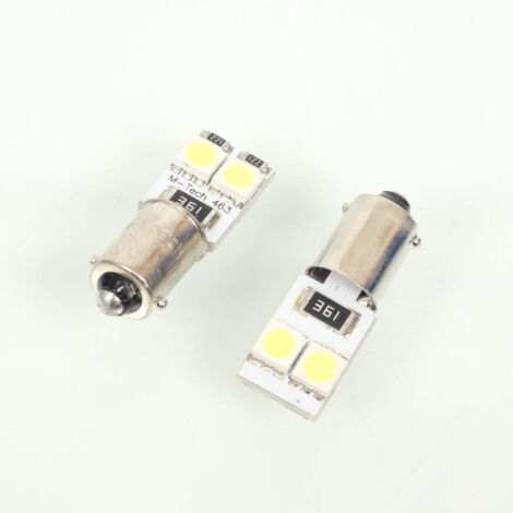 Ampoule LED M-Tech pour auto 12V 0.96W Ba9s Neuf