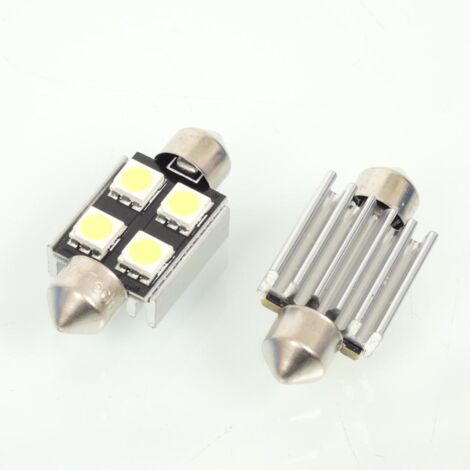 Ampoule LED M-Tech pour auto 12V 1.8W navette SV8.5-8 Neuf