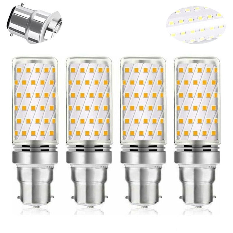 XVX - Ampoule led Mais B22 16W Blanc Froid 6000K,Betterlife 1600LM, Équivalent Halogène 100W-120W, ac 230V, Ampoule pour Garage/Studio, non-dimmable,