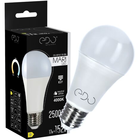 Ampoule LED MARI B E27 17W 4000K neutre 2500lm Edo Solutions