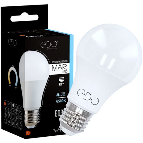 Ampoule LED MARI E27 7W 6500K froid 600lm Edo Solutions