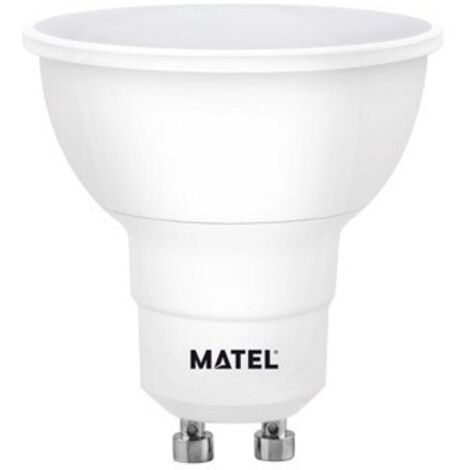 Ampoule LED Matel 8W 2700K blanc aluminium