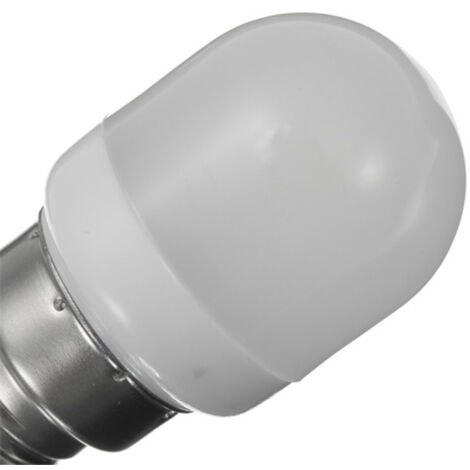 Ampoule LED Mini T22 E14 2W pour Réfrigérateur, 220V, Cache PC Opale, 6000K Blanc Froid, Haute Luminosité