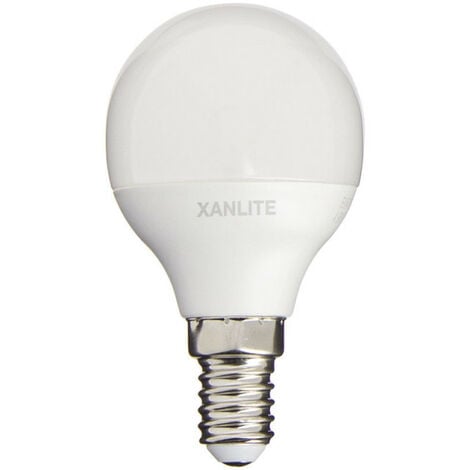XANLITE Ampoule LED P45, culot E14, 5W cons. (40W eq.), lumière blanc chaud