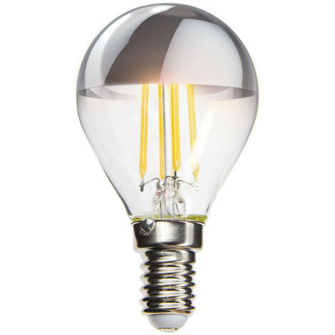 Ampoule LED (P45) Silver, culot E14, 3,8W cons. (30W eq.), 350 lumens, lumière blanc chaud