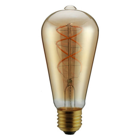 Ampoule LED poire XXCELL - 5 W - 260 lumens - 2100 K - E27 - Ambré