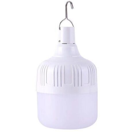 Ampoule LED Portable avec batterie Rechargeable par USB, éclairage d'urgence pour tente, barbecue, Camping, Patio, porche, jardin
