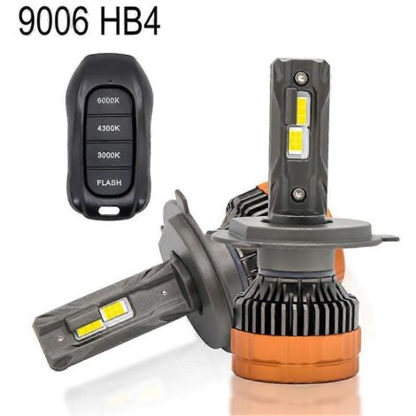 Ampoule LED pour phare de voiture avec télécommande, trois couleurs. - AquaForge